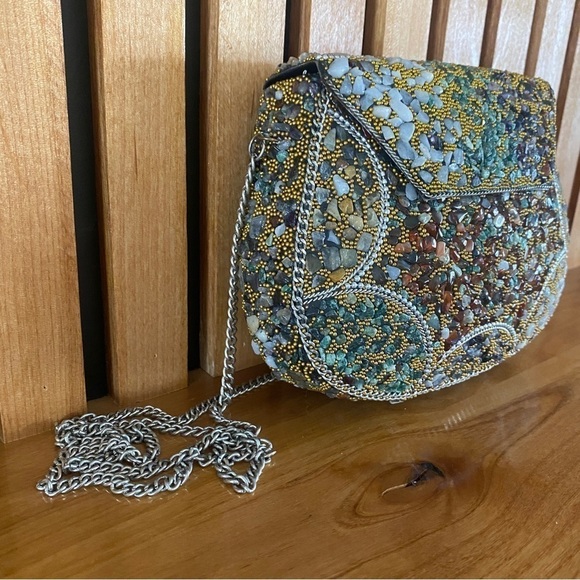 Handmade Gemstone Shoulder Bag ✨ - Picture 2 of 12